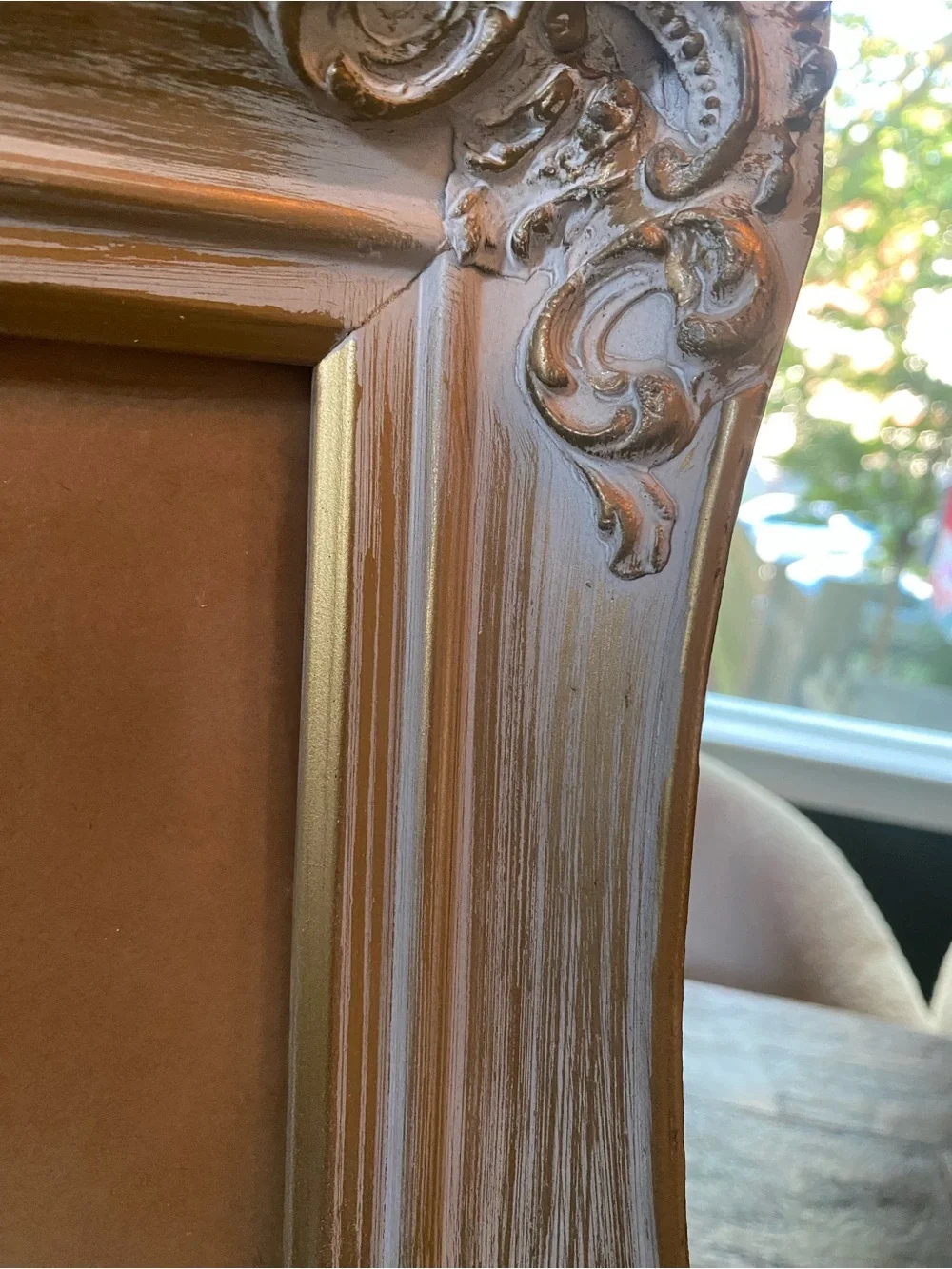 Vintage Hollywood Regency Picture Frame – Ornate Rococo Gold Gesso